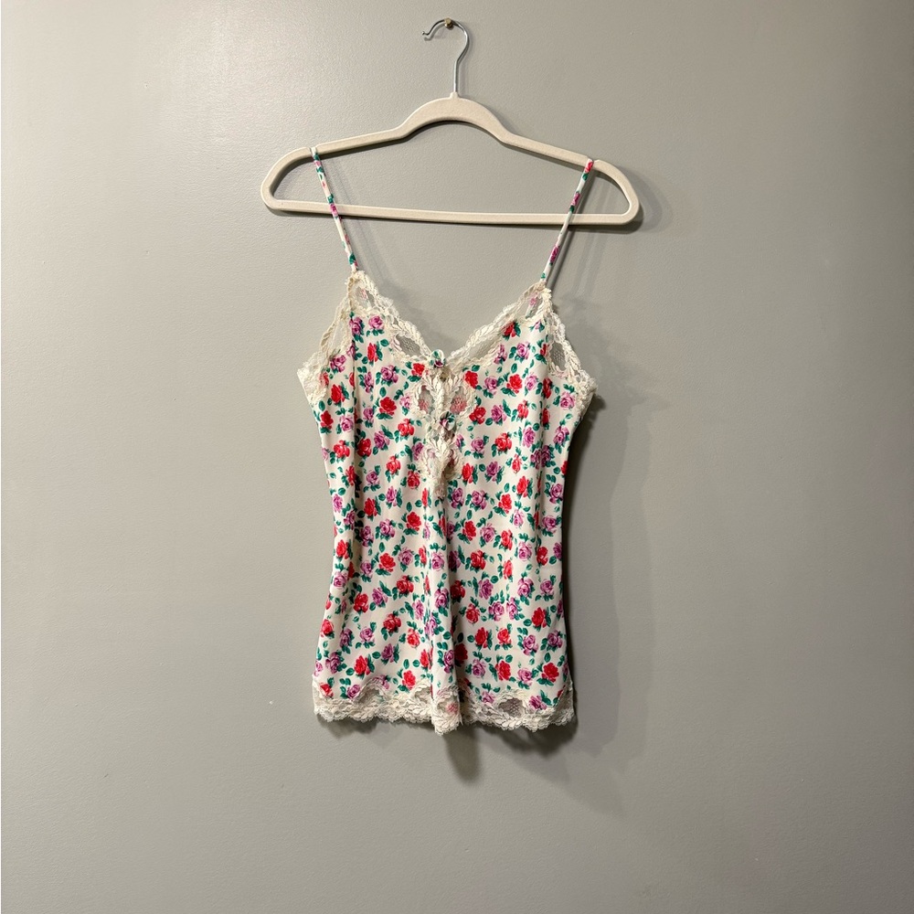 Vintage Eve Stillman Lace Cami and Shorts Set